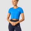 Damer ICIW T-Shirts | Training Cropped T-Shirt Cobalt Blue