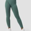 Damer ICIW Tights & Leggings | Ribbed Define Seamless Tights Sea Green