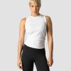 Damer ICIW Tanktops | Empowering Open Back Tank White Wmn