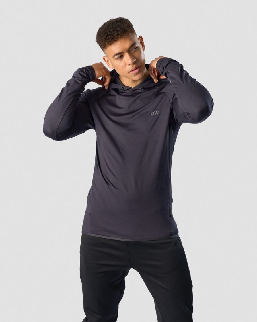 Herrer ICIW Langaermede Trojer | Ultimate Training Hoodie Graphite