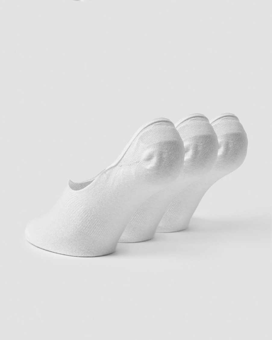 Damer ICIW Sokker | Invisible Socks 3-Pack White