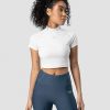 Damer ICIW T-Shirts | Mercury Cropped T-Shirt Wmn White