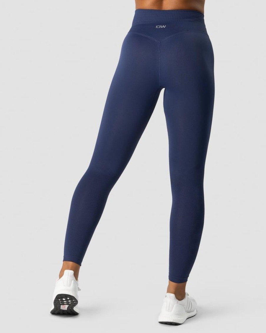 Damer ICIW Tights & Leggings | Define Seamless V-Shape Tights Navy