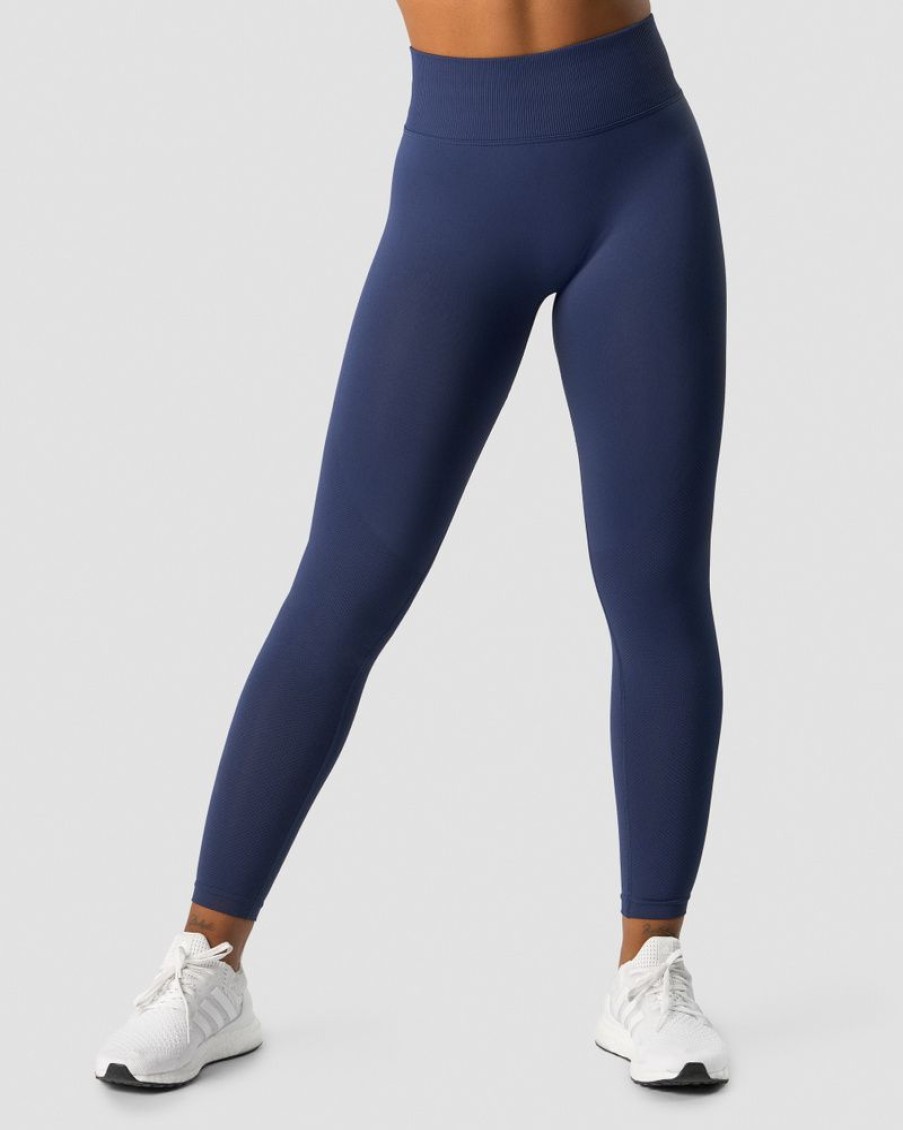 Damer ICIW Tights & Leggings | Define Seamless V-Shape Tights Navy