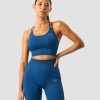 Damer ICIW Sports-Bh'Er | Ribbed Define Seamless Sports Bra Dark Navy