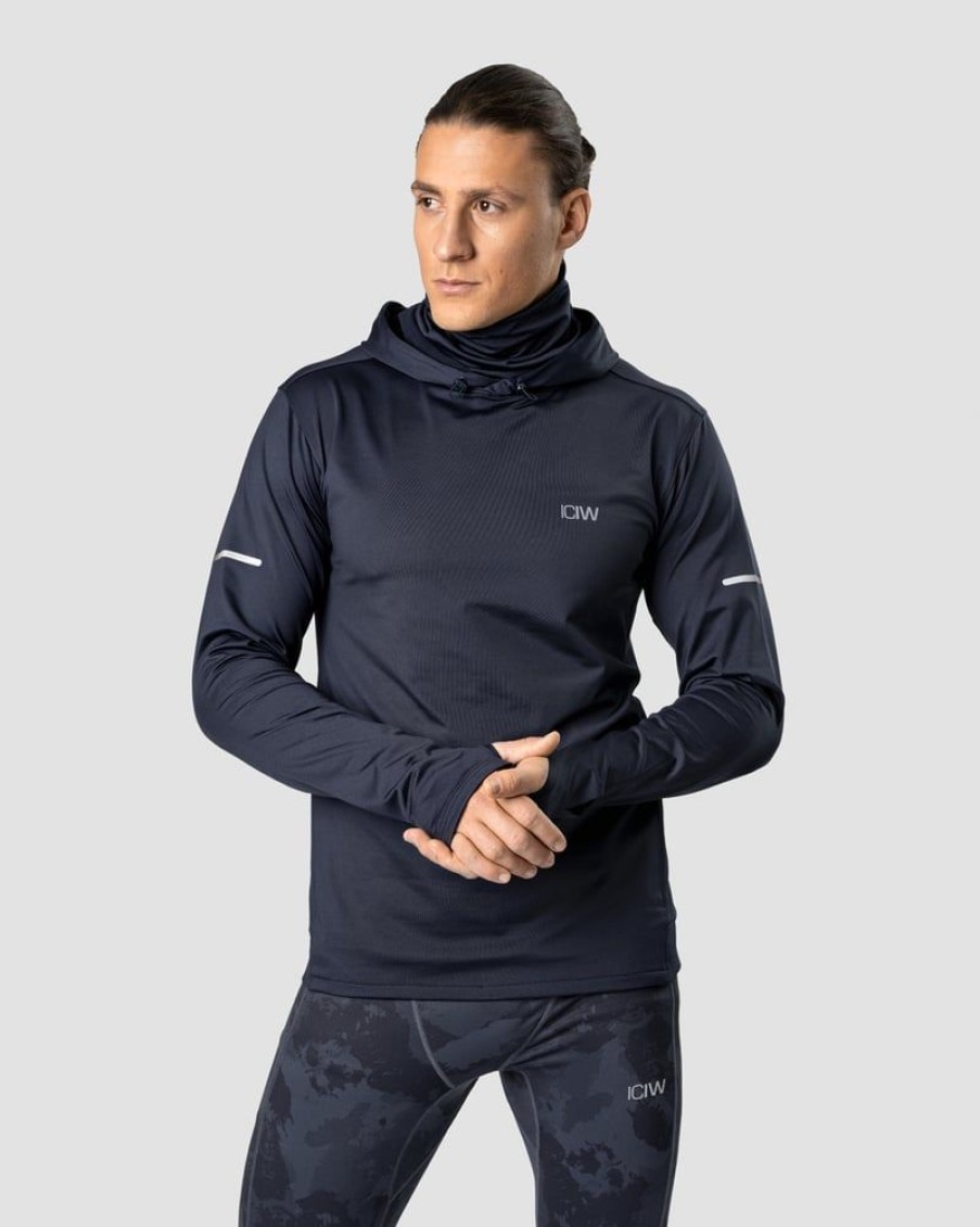 Herrer ICIW Hoodie | Mercury Pullover Hoodie Navy