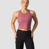 Damer ICIW Tanktops | Nimble Cropped Tank Top Wild Berry