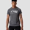 Herrer ICIW T-Shirts | Training Mesh T-Shirt Grey Melange Men