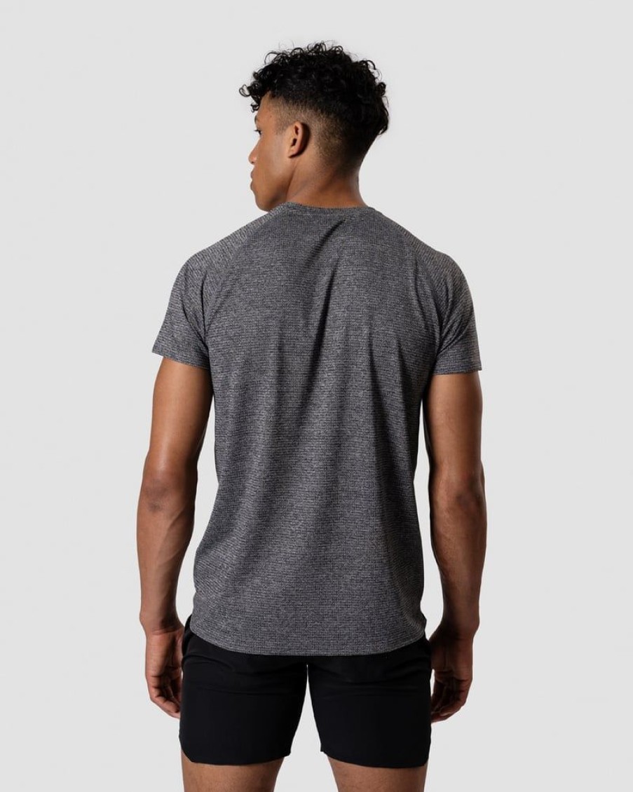 Herrer ICIW T-Shirts | Training Mesh T-Shirt Grey Melange Men