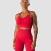 Damer ICIW Sports-Bh'Er | Define Seamless Scrunch Sports Bra Red