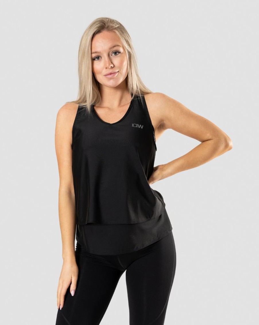 Damer ICIW Tanktops | Maternity Nursing Tank Top Black