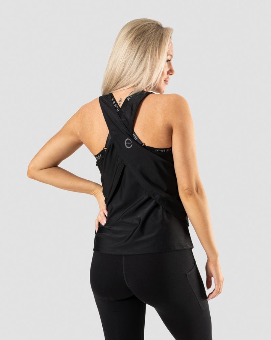 Damer ICIW Tanktops | Maternity Nursing Tank Top Black