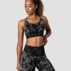 Damer ICIW Sports-Bh'Er | Define Seamless Tie Dye Sports Bra Black