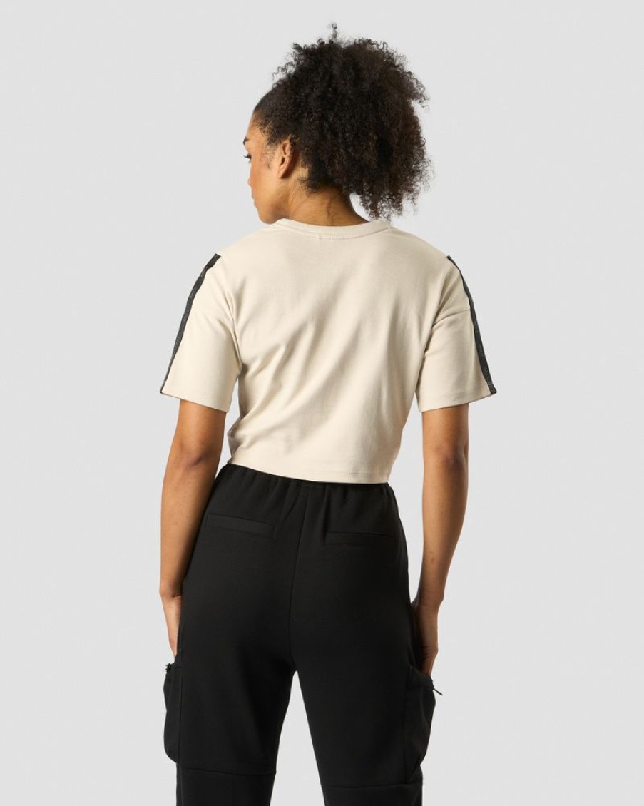 Damer ICIW T-Shirts | Stance Cropped T-Shirt Wmn Beige