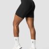 Damer ICIW Shorts | Scrunch V-Shape Pocket Biker Shorts Black