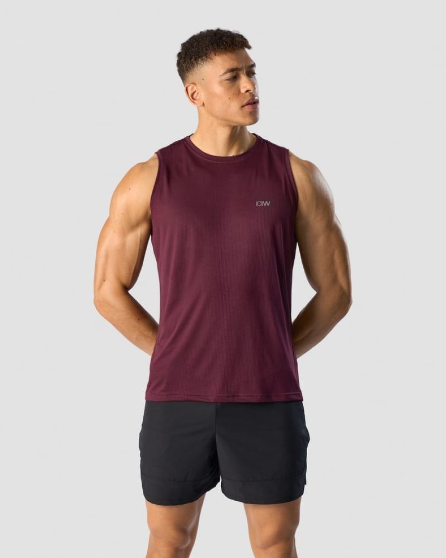 Herrer ICIW Tanktops | Ultimate Training Tank Men Burgundy