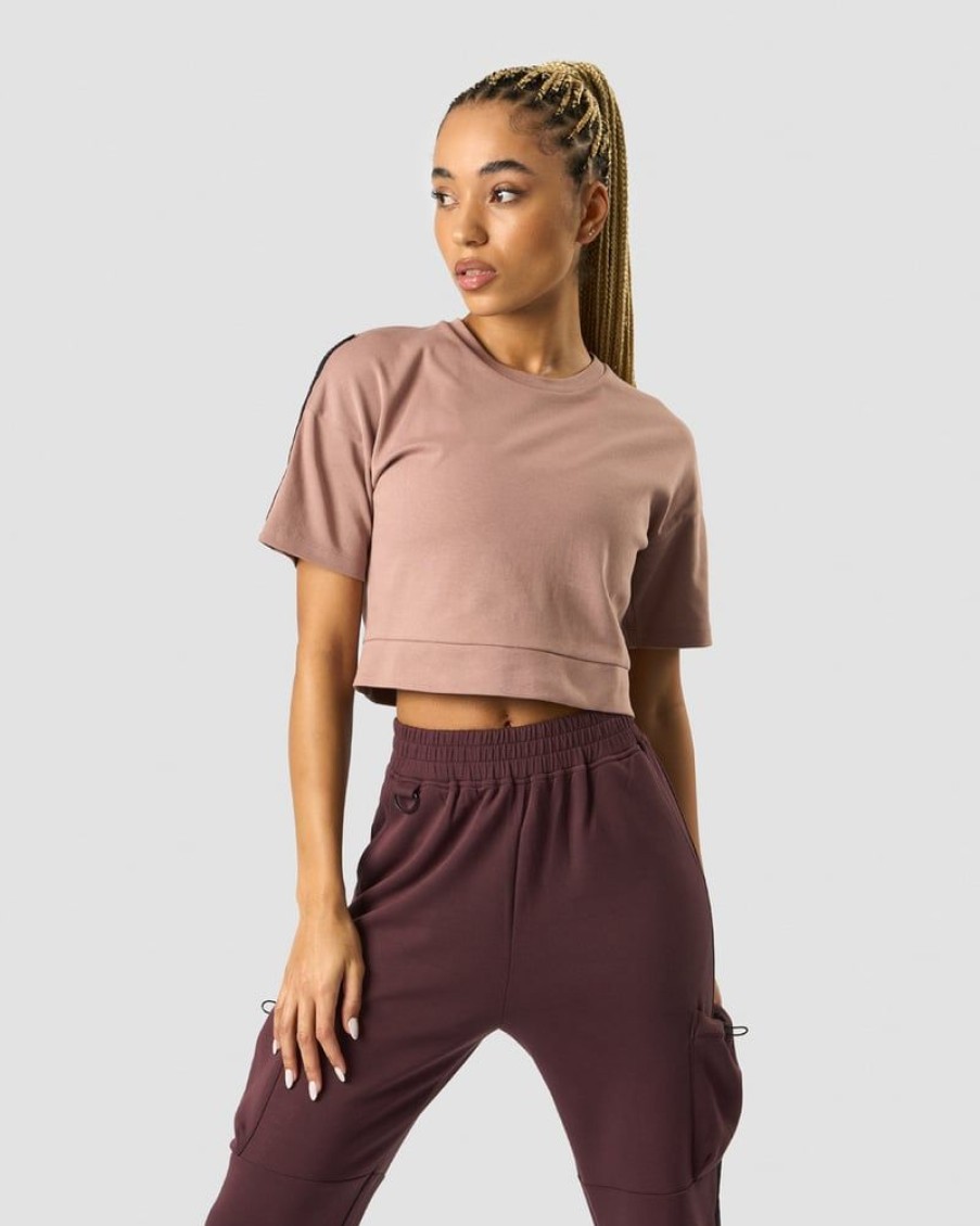 Damer ICIW T-Shirts | Stance Cropped T-Shirt Wmn Light Mauve