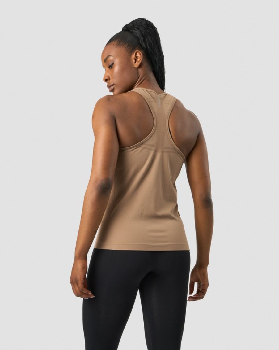 Damer ICIW Seamless Traeningstoj | Everyday Seamless Tank Top Desert Sand