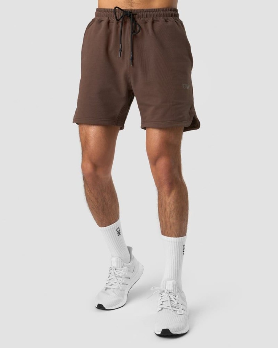 Herrer ICIW Shorts | Stride Sweat Shorts Men Dark Brown