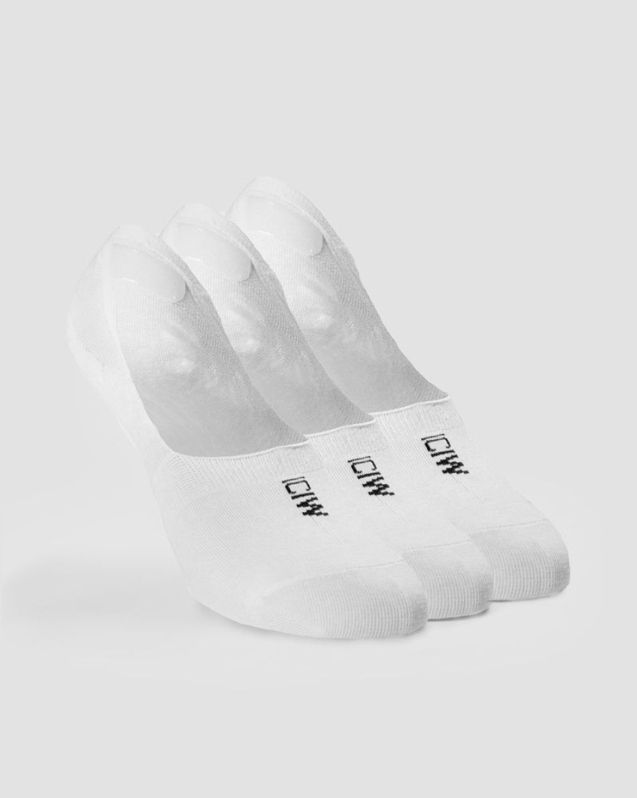 Damer ICIW Sokker | Invisible Socks 3-Pack White