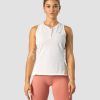 Damer ICIW Tanktops | Training Pique Tank Top White/Coral