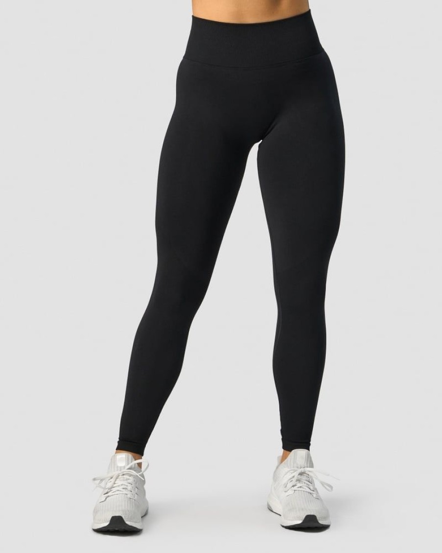 Damer ICIW Tights & Leggings | Define Seamless V-Shape Tights Black