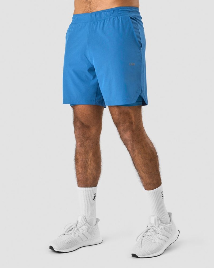 Herrer ICIW Shorts | Training 2-In-1 Shorts Light Blue