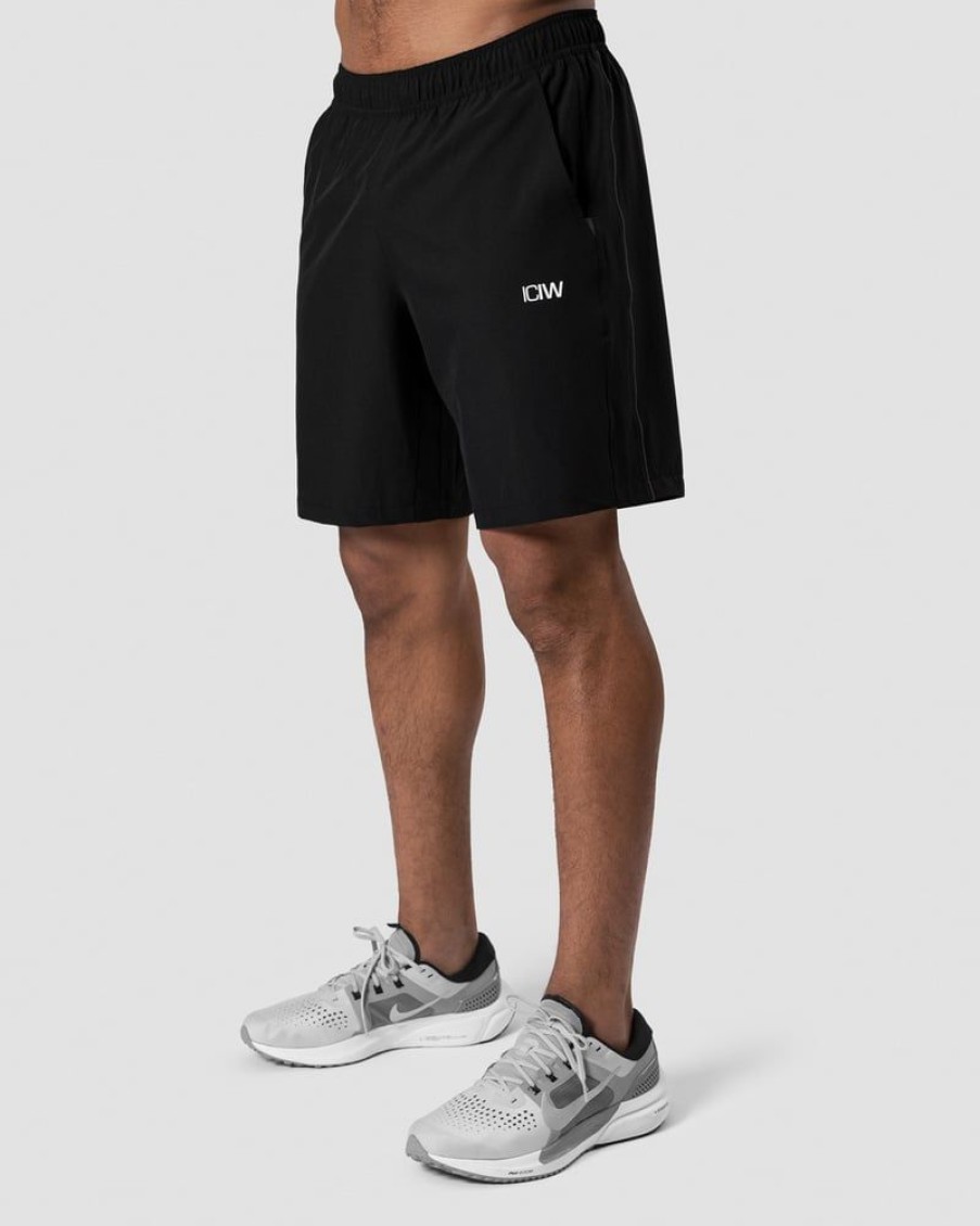 Herrer ICIW Shorts | Training Stripe Shorts Black Men