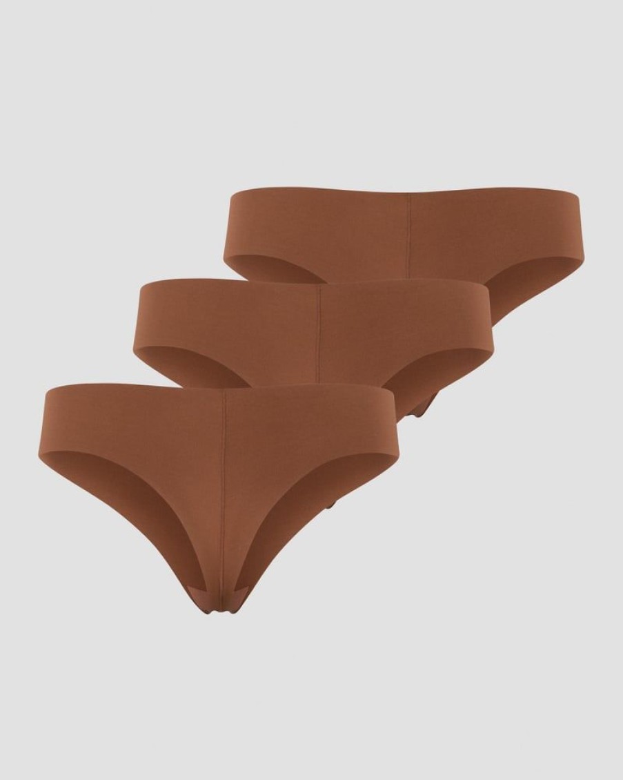 Damer ICIW Undertoj | Soft Thong 3-Pack Cinnamon