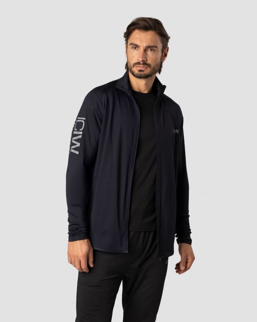 Herrer ICIW Langaermede Trojer | Ultimate Training Zipper Navy