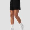 Damer ICIW Shorts | Soft Knit Oversized Shorts Black