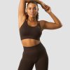 Damer ICIW Sports-Bh'Er | Define Seamless Sports Bra Dark Brown