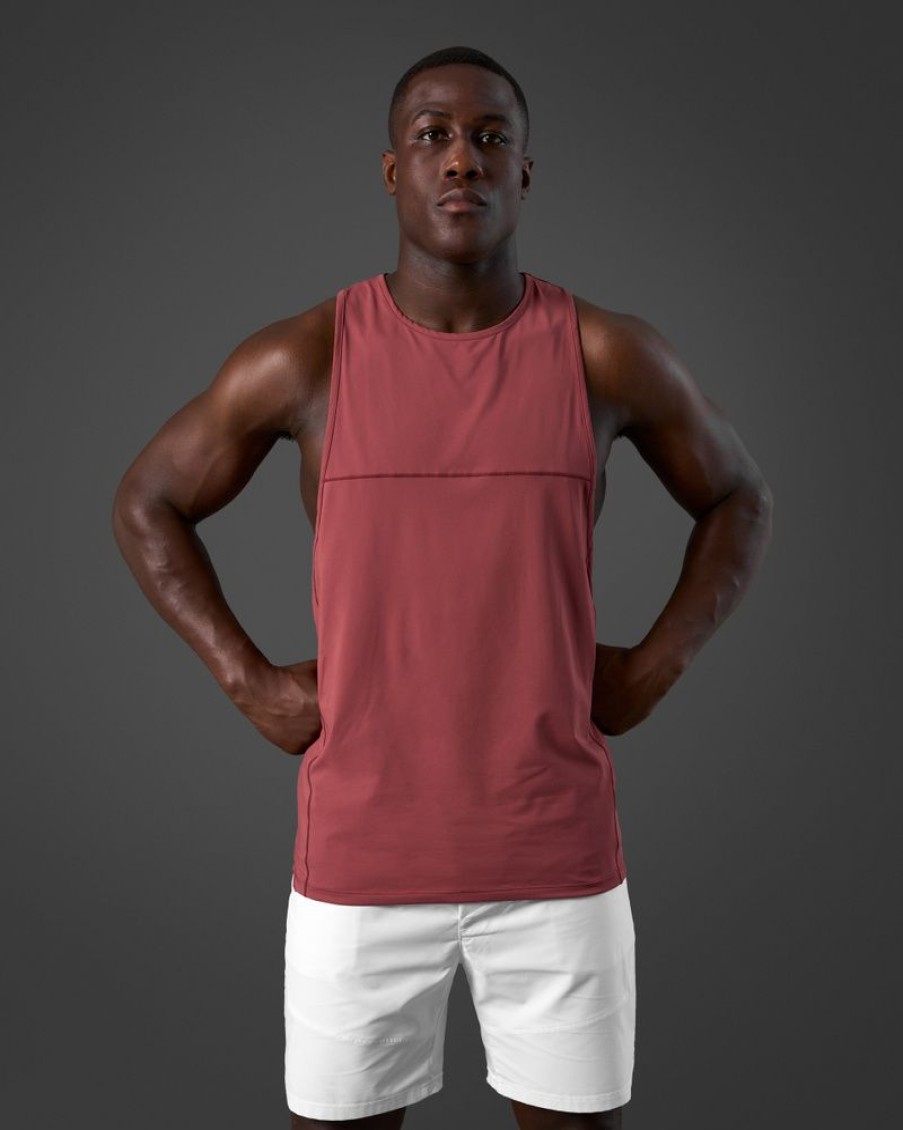 Herrer ICIW Tanktops | Reboot Stringer Top Men Brick Red