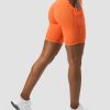 Damer ICIW Shorts | Scrunch V-Shape Pocket Biker Shorts Orange