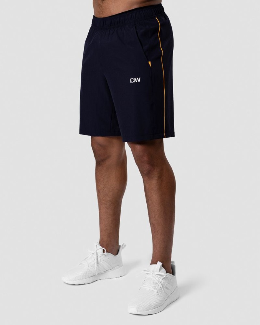 Herrer ICIW Shorts | Training Stripe Shorts Navy Men