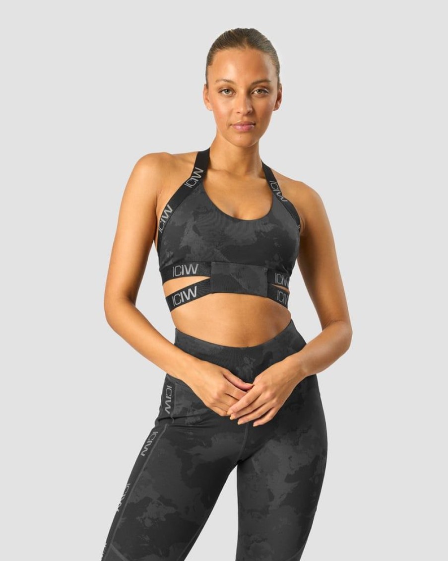 Damer ICIW Sports-Bh'Er | Ultimate Training Sports Bra Black Camo