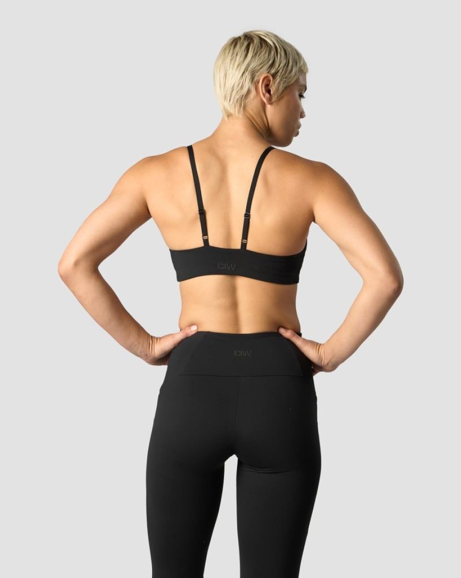 Damer ICIW Sports-Bh'Er | Nimble Adjustable Sports Bra Black