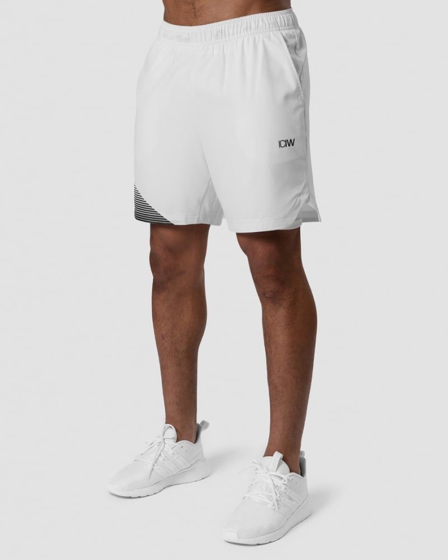 Herrer ICIW Shorts | Smash Padel 2-In-1 Shorts White/Navy Men