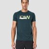 Herrer ICIW T-Shirts | Training Mesh T-Shirt Vivid Green Melange Men