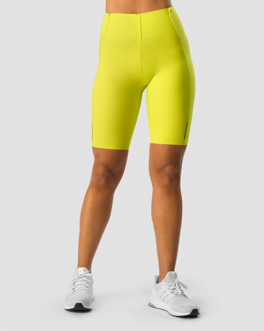 Damer ICIW Shorts | Charge Biker Shorts Wmn Acid Yellow