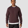 Herrer ICIW Langaermede Trojer | Everyday Crewneck Men Burgundy