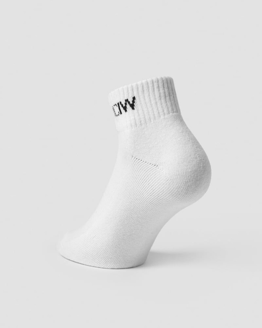 Damer ICIW Sokker | Training Half Socks White