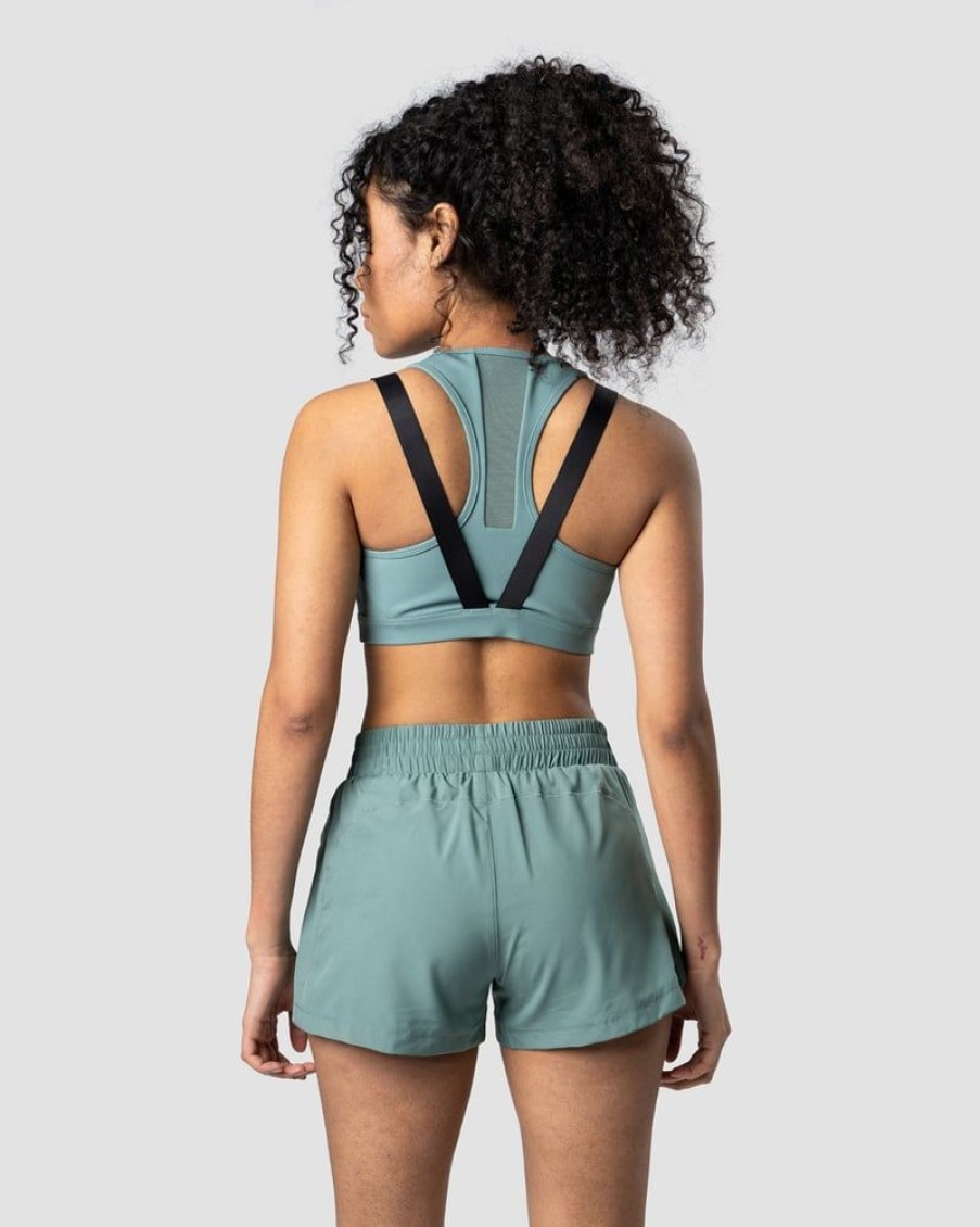 Damer ICIW Sports-Bh'Er | Mercury Sports Bra Aqua Green