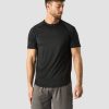 Herrer ICIW T-Shirts | Stride Raglan T-Shirt Men Black