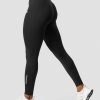 Damer ICIW Tights & Leggings | Scrunch V-Shape Tights Black