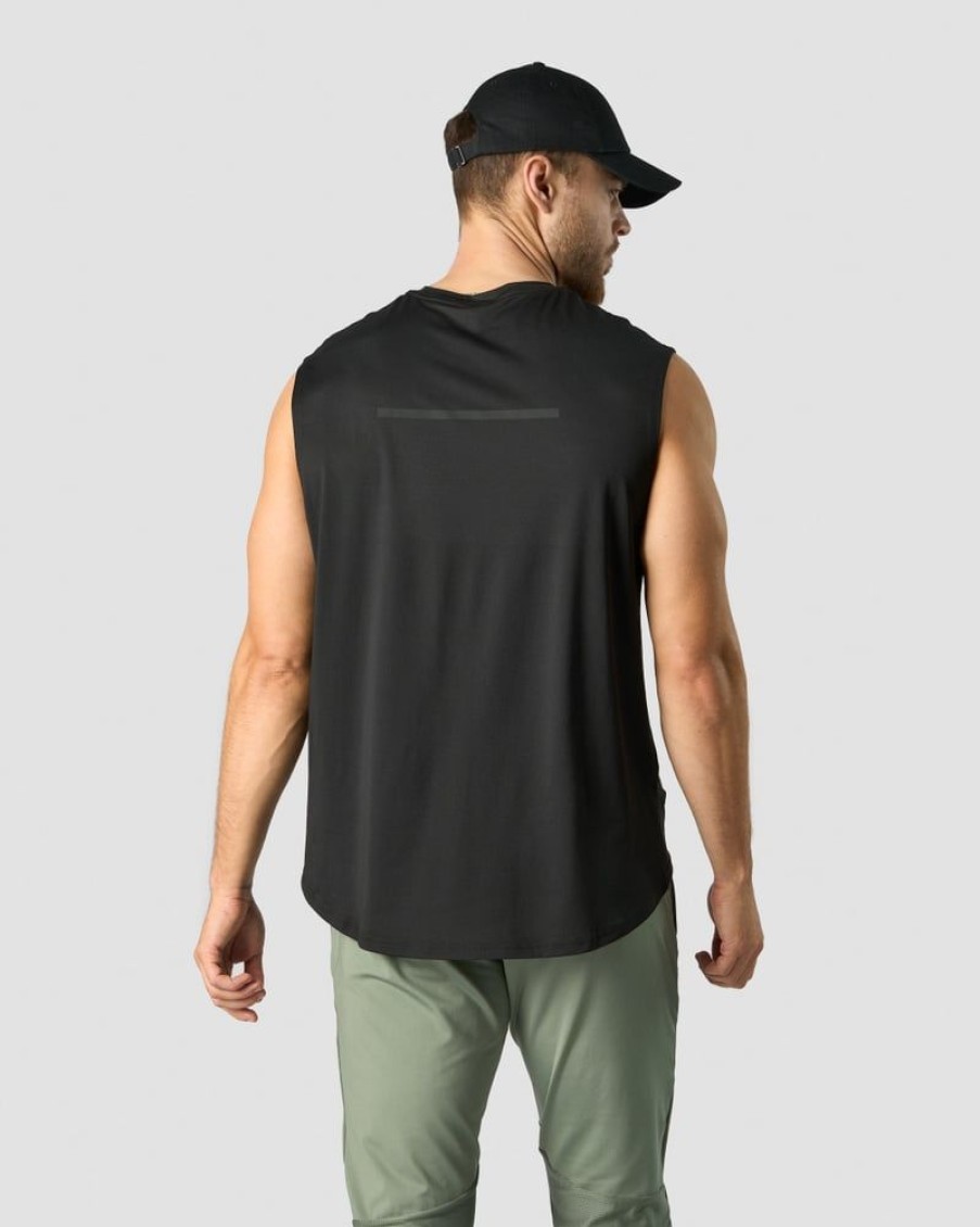 Herrer ICIW T-Shirts | Stride Sleeveless T-Shirt Men Black