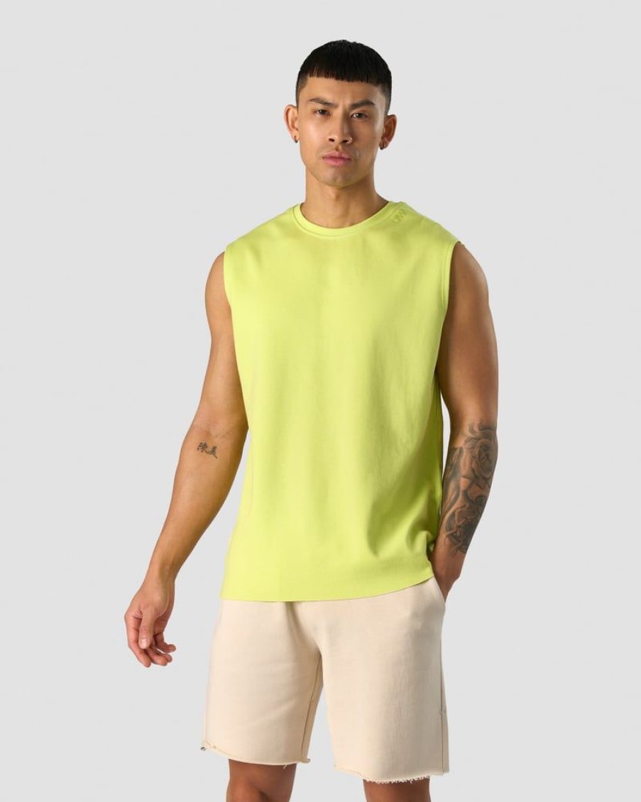 Damer ICIW Tanktops | Unified Sleeveless T-Shirt Print Yellow