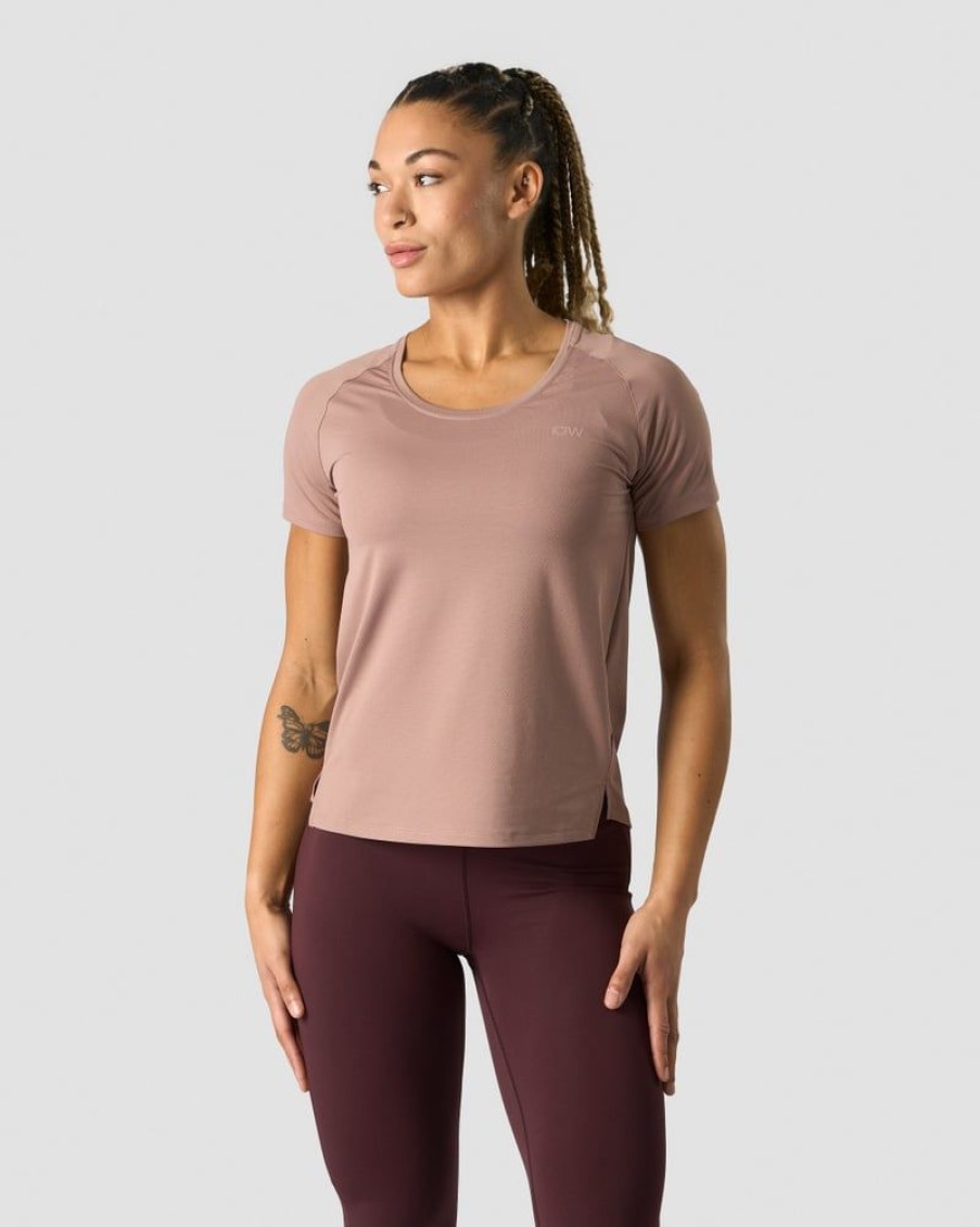 Damer ICIW T-Shirts | Stride T-Shirt Wmn Light Mauve