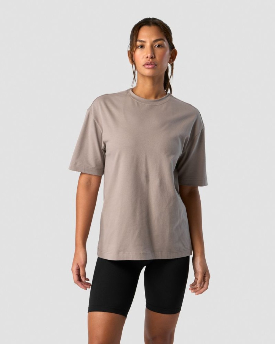 Damer ICIW T-Shirts | Everyday Cotton T-Shirt Greige