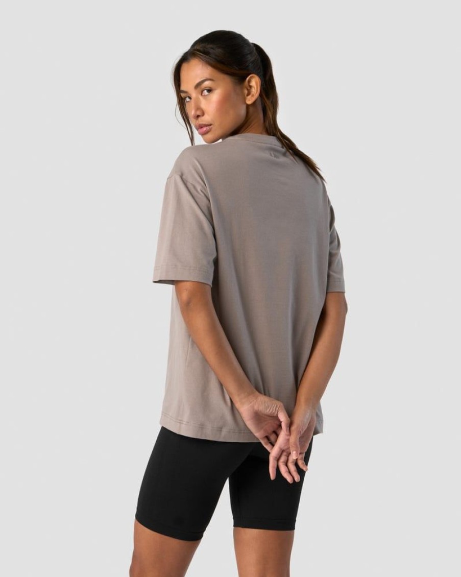 Damer ICIW T-Shirts | Everyday Cotton T-Shirt Greige